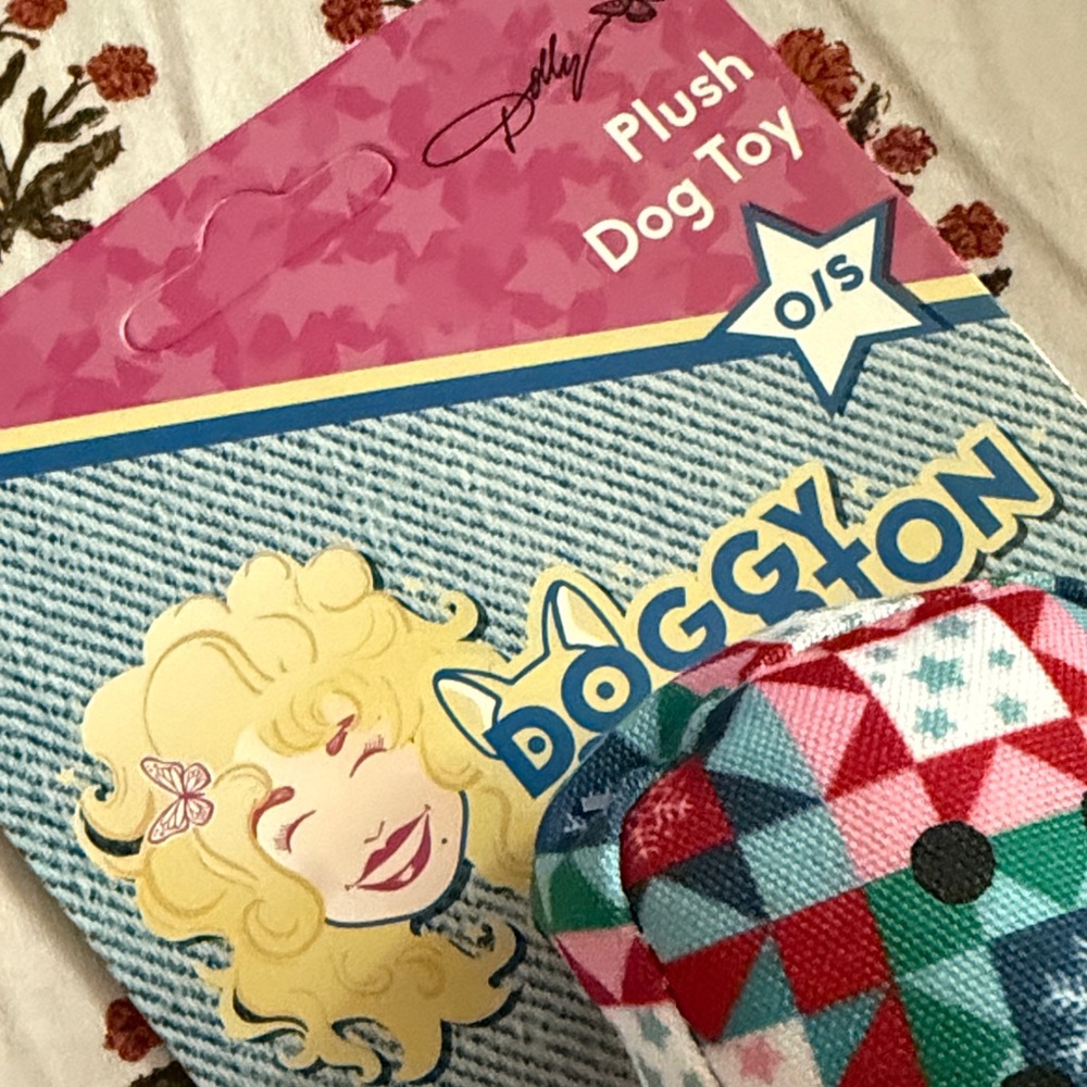 Colorful Patchwork Dog Toy - Picture 2 of 3